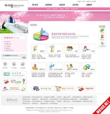 韩国小型地方门户网站模板推荐 网页制作大宝库免费资源全解析
